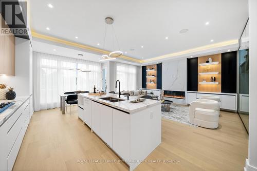 68 Lynnhaven Road, Toronto, ON - Indoor Photo Showing Kitchen With Double Sink With Upgraded Kitchen