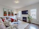 1443 Lormel Gate Ave, Innisfil, ON  - Indoor Photo Showing Living Room With Fireplace 