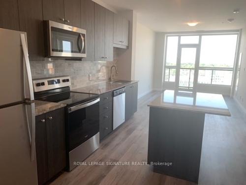 1602-104 Garment St, Kitchener, ON - Indoor Photo Showing Kitchen With Upgraded Kitchen