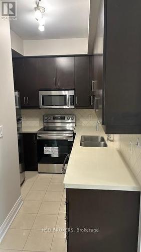 2907 - 60 Absolute Avenue, Mississauga, ON - Indoor Photo Showing Kitchen With Double Sink