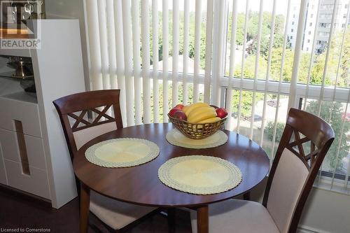 539 Belmont Avenue W Unit# 803, Kitchener, ON - Indoor Photo Showing Dining Room