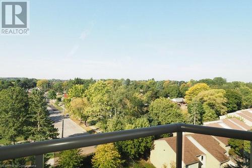 539 Belmont Avenue W Unit# 803, Kitchener, ON - Outdoor With Balcony With View