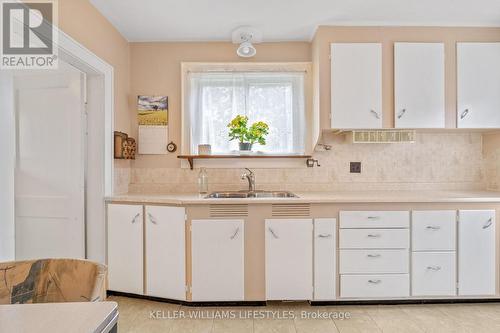 66 Boullee Street, London, ON - Indoor Photo Showing Kitchen With Double Sink