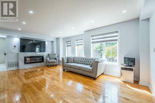 1 Copperfield Road, Brampton, ON - Indoor Photo Showing Living Room With Fireplace