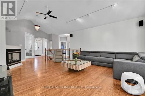 36 Sawgrass Circle, Ottawa, ON - Indoor Photo Showing Living Room With Fireplace