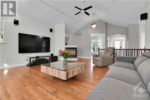 36 Sawgrass Circle, Ottawa, ON - Indoor Photo Showing Living Room With Fireplace