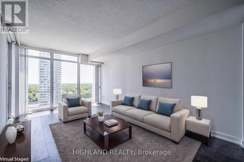 2203 - 72 Esther Shiner Boulevard, Toronto, ON - Indoor Photo Showing Living Room