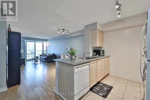 1409 - 83 Borough Drive, Toronto, ON - Indoor Photo Showing Kitchen With Double Sink