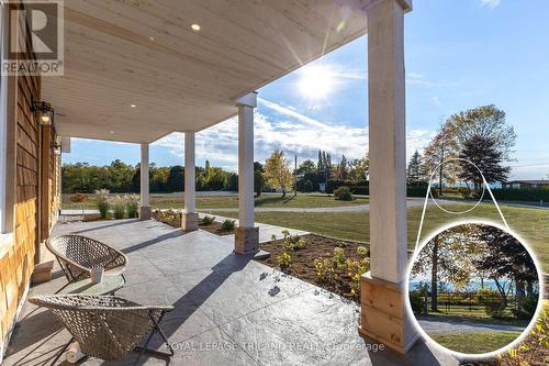 This property provides indoor & outdoor lake views - 73952 Durand Street, Bluewater (Stanley), ON - Outdoor With Deck Patio Veranda With Exterior