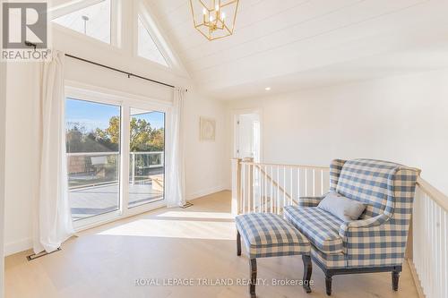 Lake view sitting room/office area, top of stairs - 73952 Durand Street, Bluewater (Stanley), ON - Indoor Photo Showing Other Room