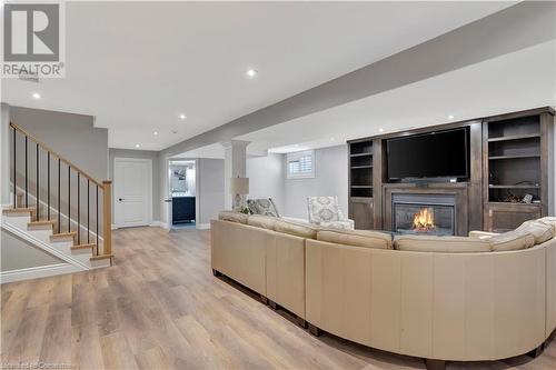 7 Jacob Gingrich Drive, Kitchener, ON - Indoor With Fireplace