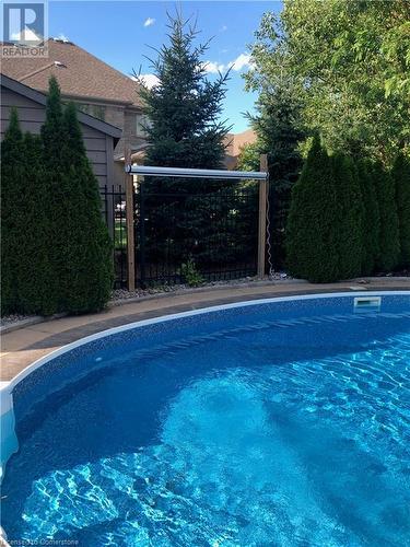 7 Jacob Gingrich Drive, Kitchener, ON - Outdoor With In Ground Pool With Backyard