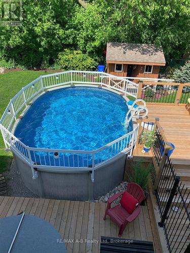 98 Mccarron Crescent, Waterloo, ON - Outdoor With Above Ground Pool