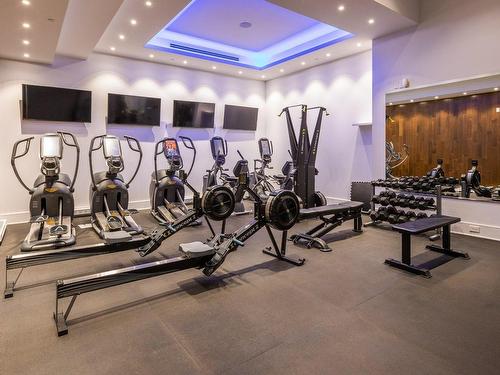 Exercise room - 3802-1188 Av. Union, Montréal (Ville-Marie), QC - Indoor Photo Showing Gym Room