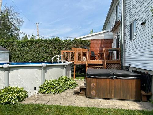 Face arriÃ¨re - 895 Rue Du Faucon, Drummondville, QC - Outdoor With Above Ground Pool