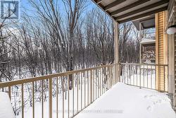 Exterior balcony with scenes of the woods - 