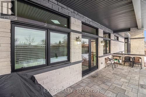 Covered Porch in Backyard - 586 Pleasant Park Road, Ottawa, ON - Outdoor With Deck Patio Veranda With Exterior