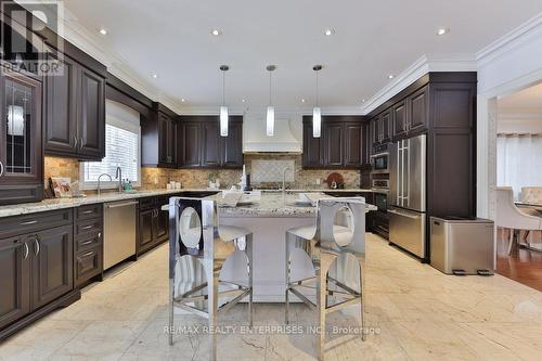 461 Lynd Avenue, Mississauga, ON - Indoor Photo Showing Kitchen With Stainless Steel Kitchen With Upgraded Kitchen