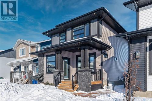 309 Secord Way, Saskatoon, SK - Outdoor With Deck Patio Veranda With Facade