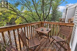 Balcony has lots of privacy with the nearby trees - 