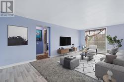 Virtually staged Living Room - 