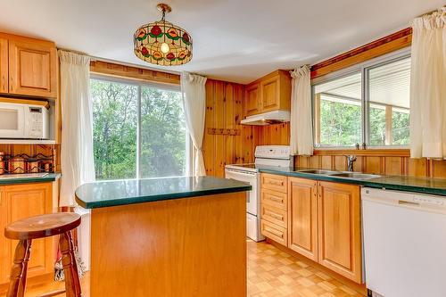 Kitchen - 35 Rue Academy, Sutton, QC - Indoor Photo Showing Kitchen With Double Sink