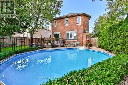 4397 Latimer Crescent, Burlington, ON - Outdoor With In Ground Pool With Deck Patio Veranda With Backyard With Exterior