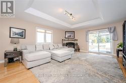 Living room with sliding door to deck - 