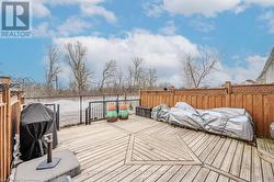 Wooden deck with grilling area - 