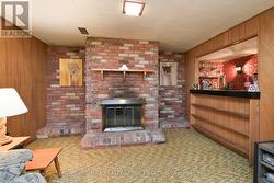 Wood Burning Fireplace & Bar - 