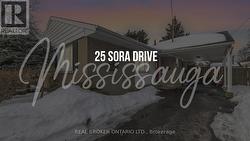 25 SORA DRIVE  Mississauga, ON L5M 1B3