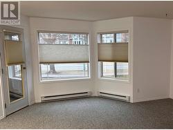 Door to patio with large picture windows and adjustable cell shades on all windows. - 