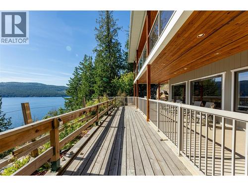 8738 Squilax Anglemont Road, St. Ives, BC - Outdoor With Body Of Water With Deck Patio Veranda With Exterior