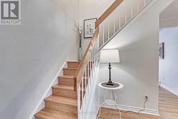 Wooden staircase to second level - 