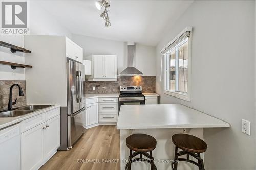 28 Seaforth Court, London, ON - Indoor Photo Showing Kitchen With Double Sink With Upgraded Kitchen