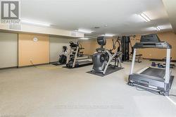 Exercise room featuring visible vents - 