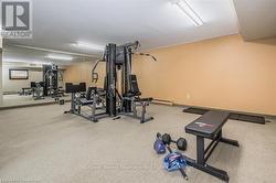 Workout room featuring visible vents - 