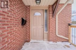 View of snow covered property entrance - 