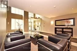 Greet your visitors in the handsome lobby lounge. - 