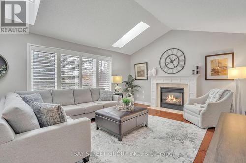 107 Glenridge Crescent, London, ON - Indoor Photo Showing Living Room With Fireplace