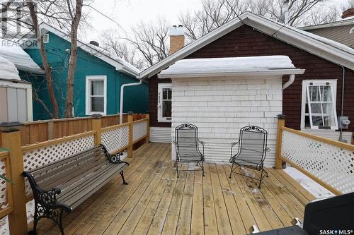 2257 Montreal Street, Regina, SK - Outdoor With Deck Patio Veranda With Exterior