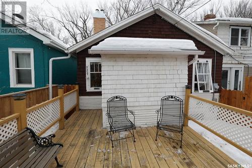 2257 Montreal Street, Regina, SK - Outdoor With Deck Patio Veranda With Exterior