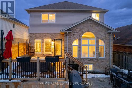 New back deck & stamped concrete patio 2022 2023 - 855 Oakcrossing Road, London, ON - Outdoor With Exterior