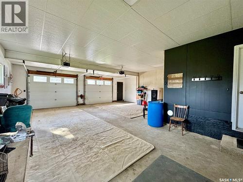 304 March Avenue E, Langenburg, SK - Indoor Photo Showing Garage