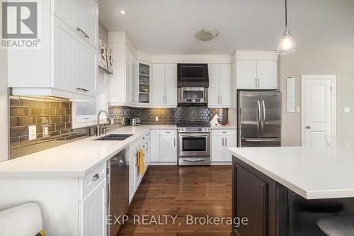 91 Valebrook Street, Kitchener, ON - Indoor Photo Showing Kitchen With Double Sink With Upgraded Kitchen