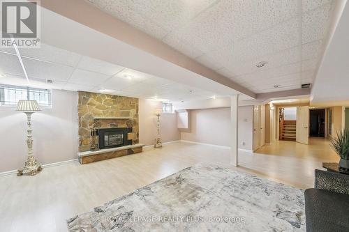 4143 Tapestry Trail, Mississauga, ON - Indoor With Fireplace