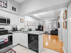 Kitchen overlooking living room - 