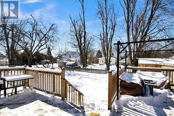 backyard deck with pergola - 