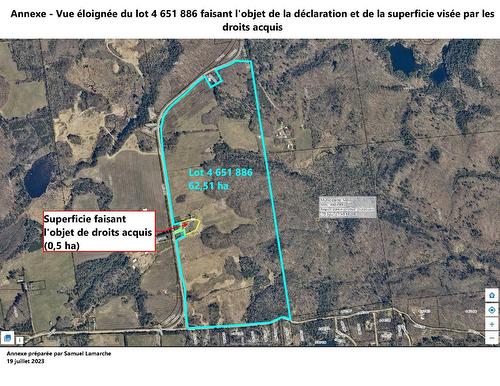 Plan (croquis) - 4304 Route 315, Mayo, QC 