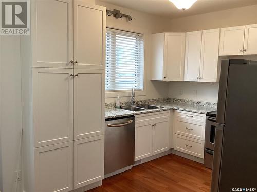 2454 Atkinson Street, Regina, SK - Indoor Photo Showing Kitchen With Double Sink